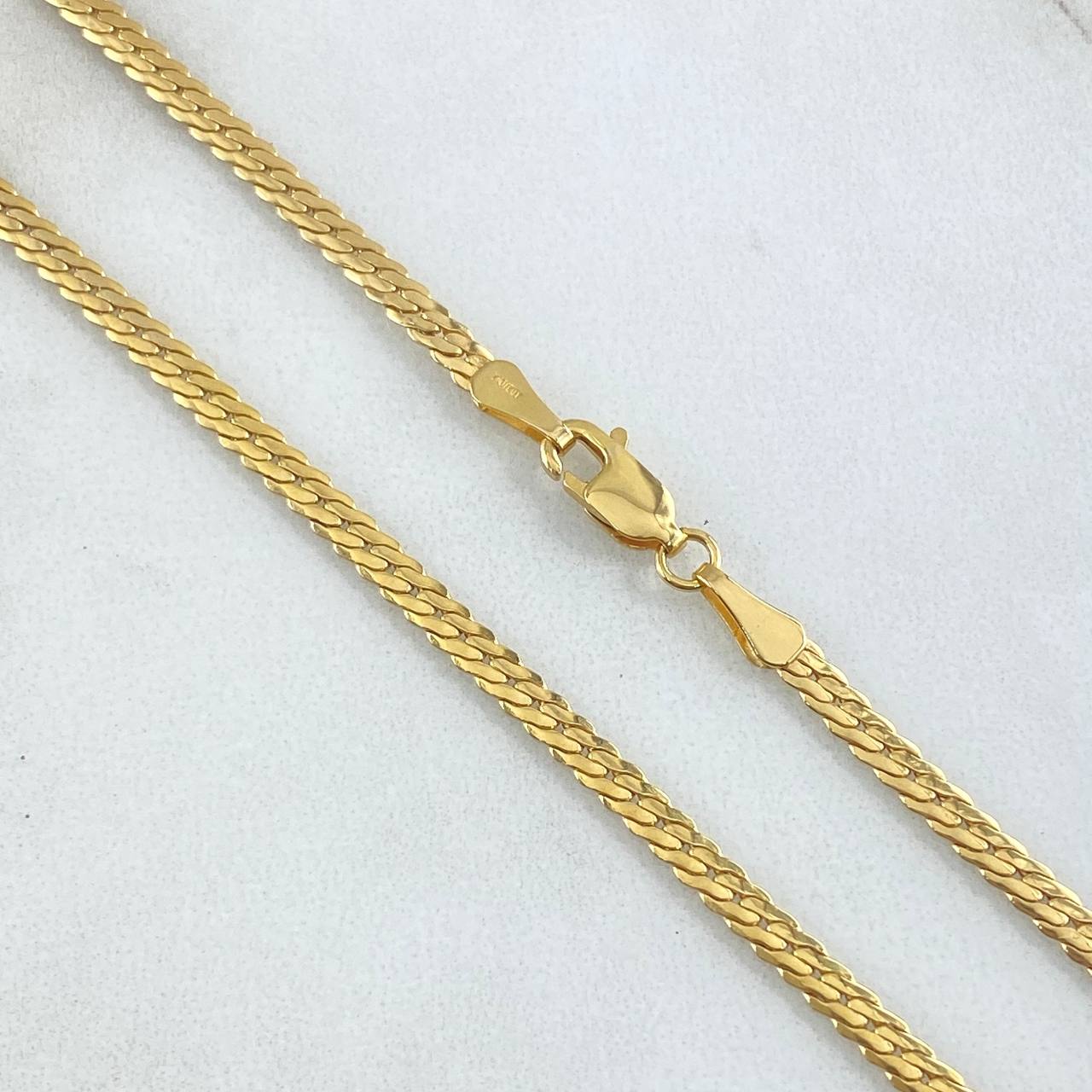 Cadena Serpiente 5.5gr / 50cm / +3 Oro 18K -