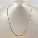 Cadena Serpiente 4.35gr / 50cm / +3 Oro 18K