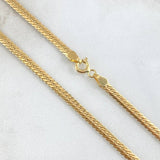 Cadena Serpiente 4.35gr / 50cm / +3 Oro 18K