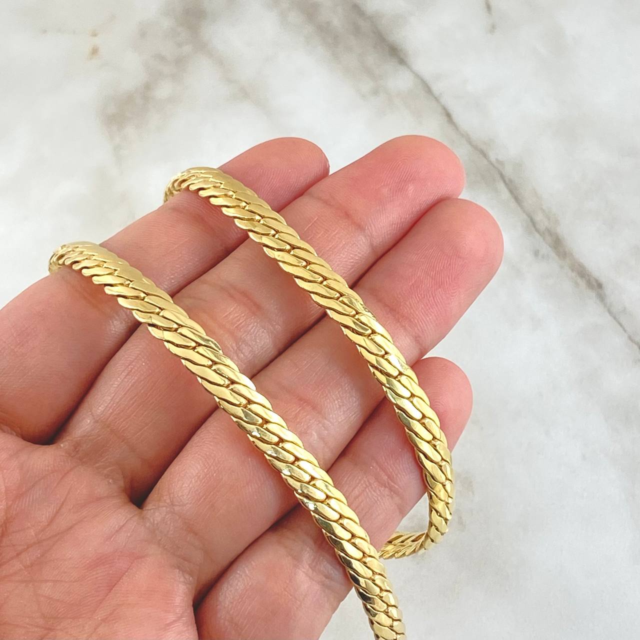 Cadena Serpiente 21.9gr / 50cm / +3 Oro 18K -