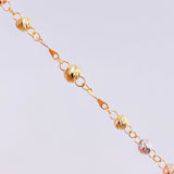 Rosario Virgen Milagrosa 6.1g / 51cm / 3mm Tres Oros 18K