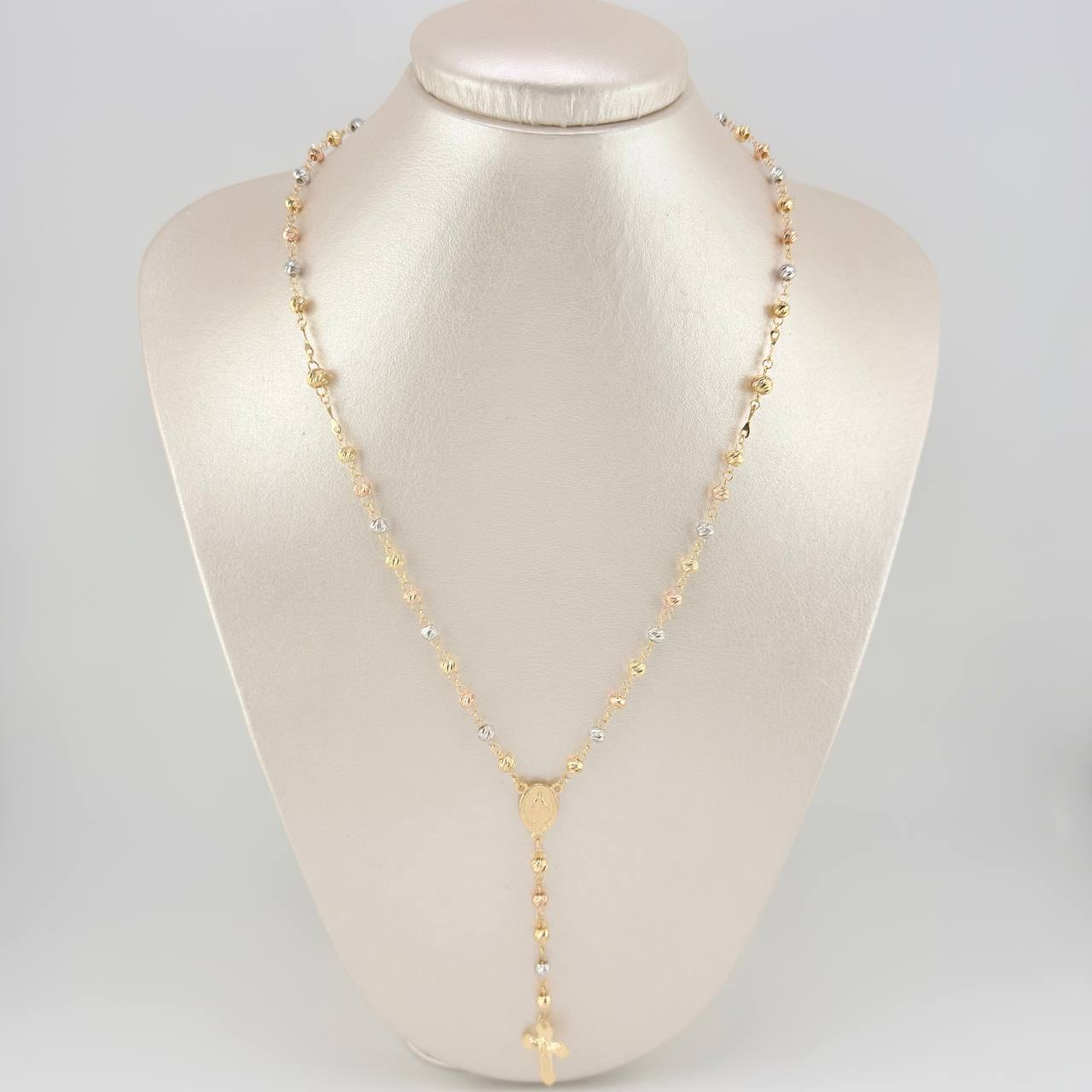 Rosario Virgen De La Milagrosa 9.3 g / 58 cm / 4 mm Tres Oros 18K
