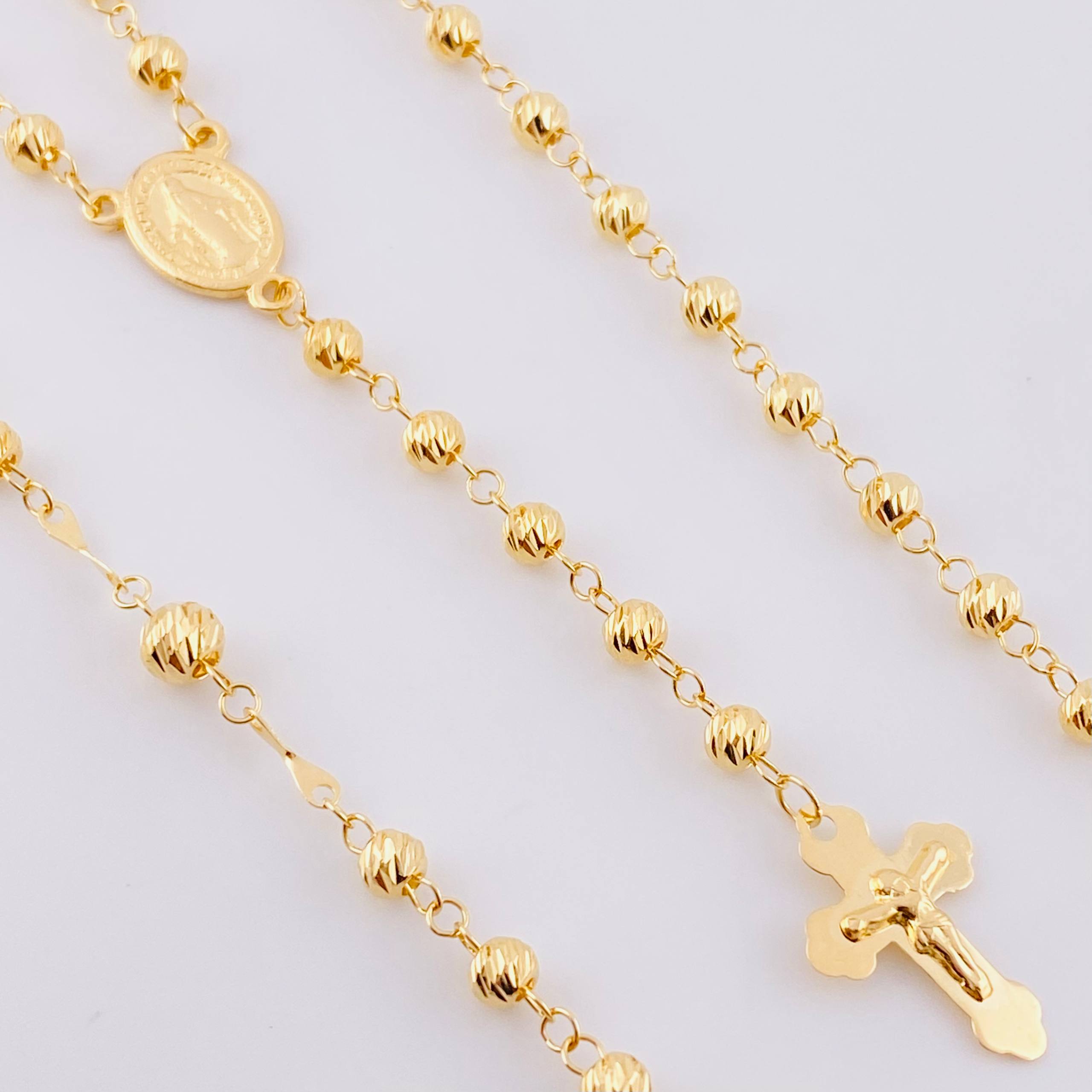 Rosario Virgen De La Milagrosa 9.75 g / 58 cm / 4 mm Oro Amarillo 18K