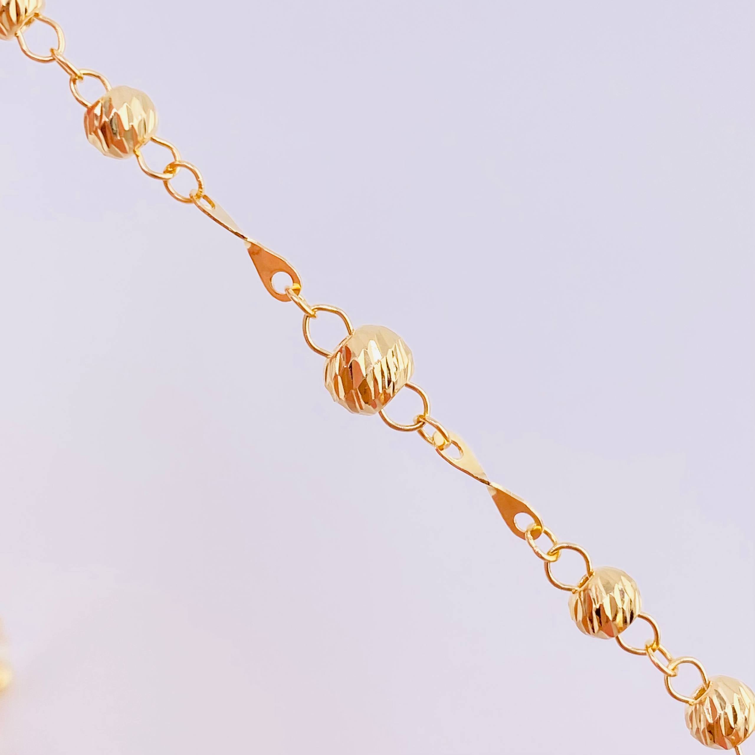 Rosario Virgen De La Milagrosa 9.75 g / 58 cm / 4 mm Oro Amarillo 18K