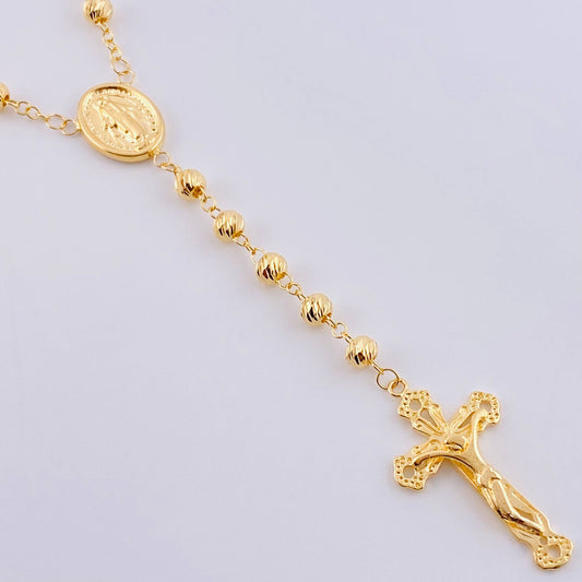 Rosario Virgen De La Milagrosa 15 g / 58 cm / 5 mm Oro Amarillo 18K