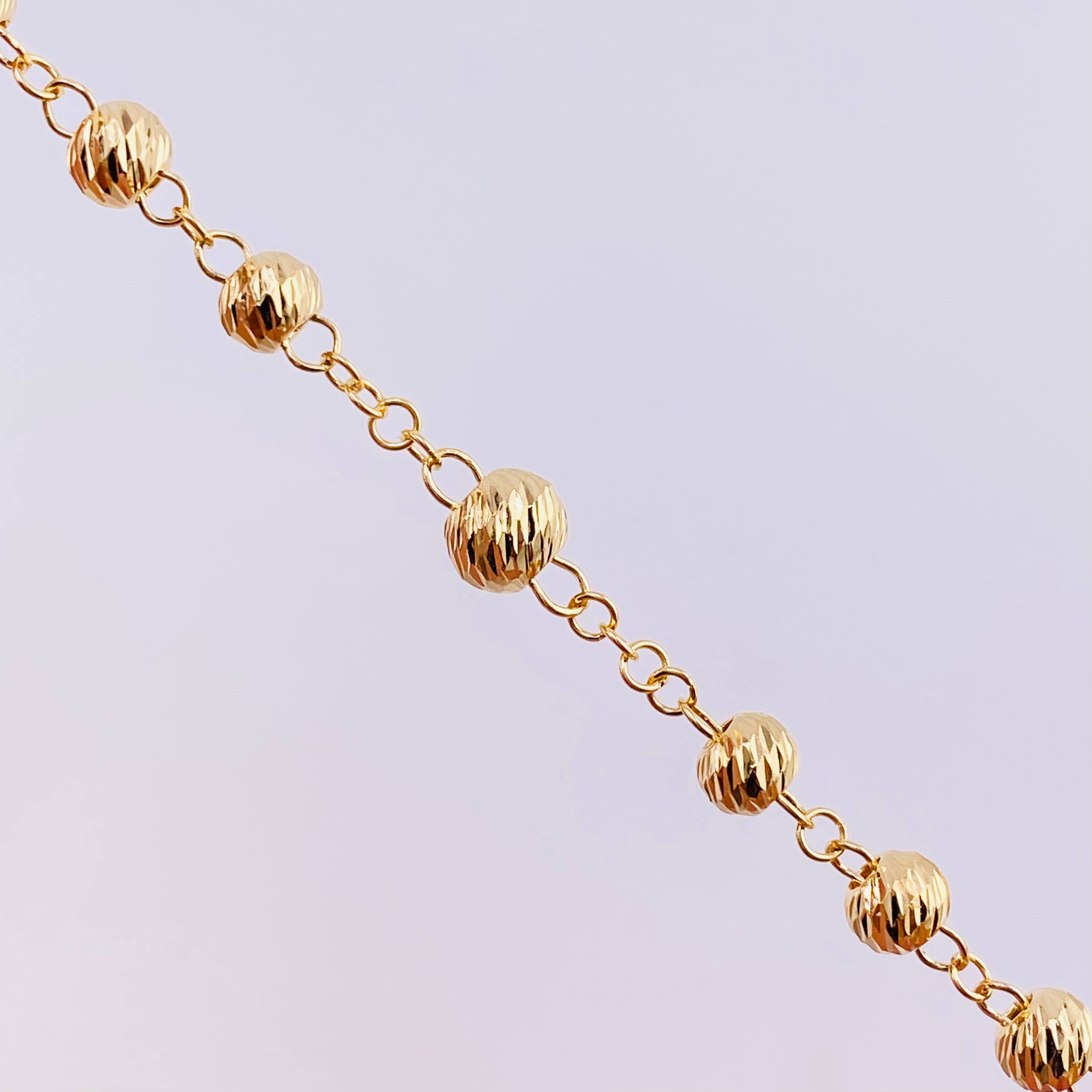 Rosario Virgen De La Milagrosa 15 g / 58 cm / 5 mm Oro Amarillo 18K