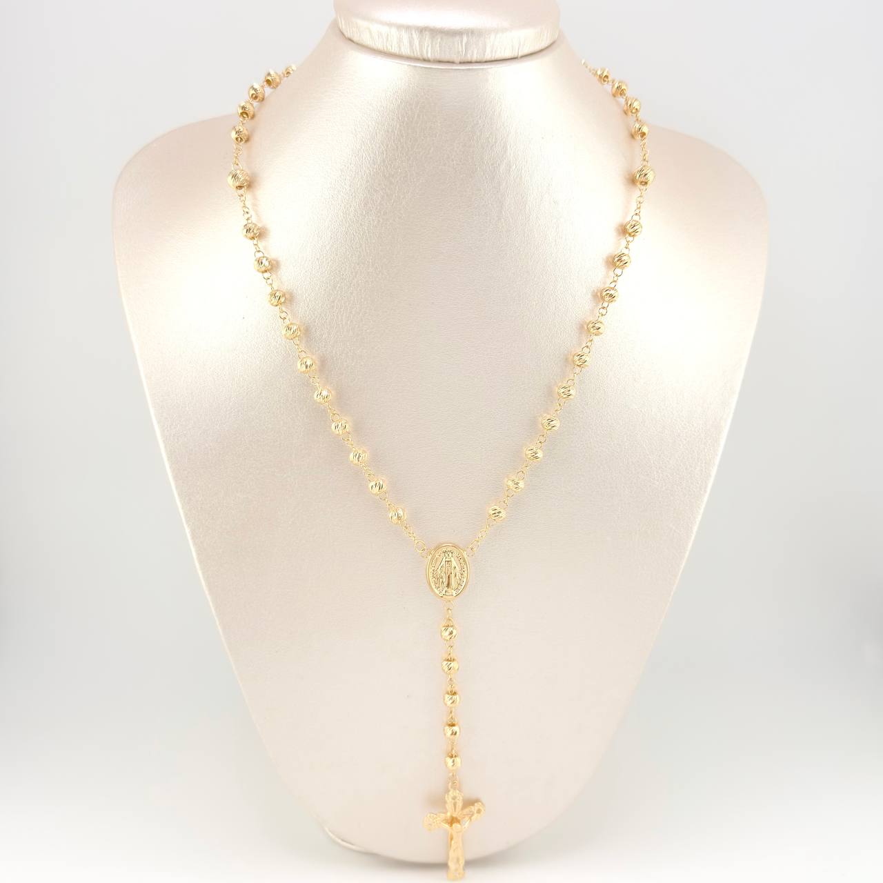 Rosario Virgen De La Milagrosa 15 g / 58 cm / 5 mm Oro Amarillo 18K