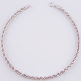 Pulso Lazo 1.9 g / 19 cm / 2.55 mm Oro Blanco 18K