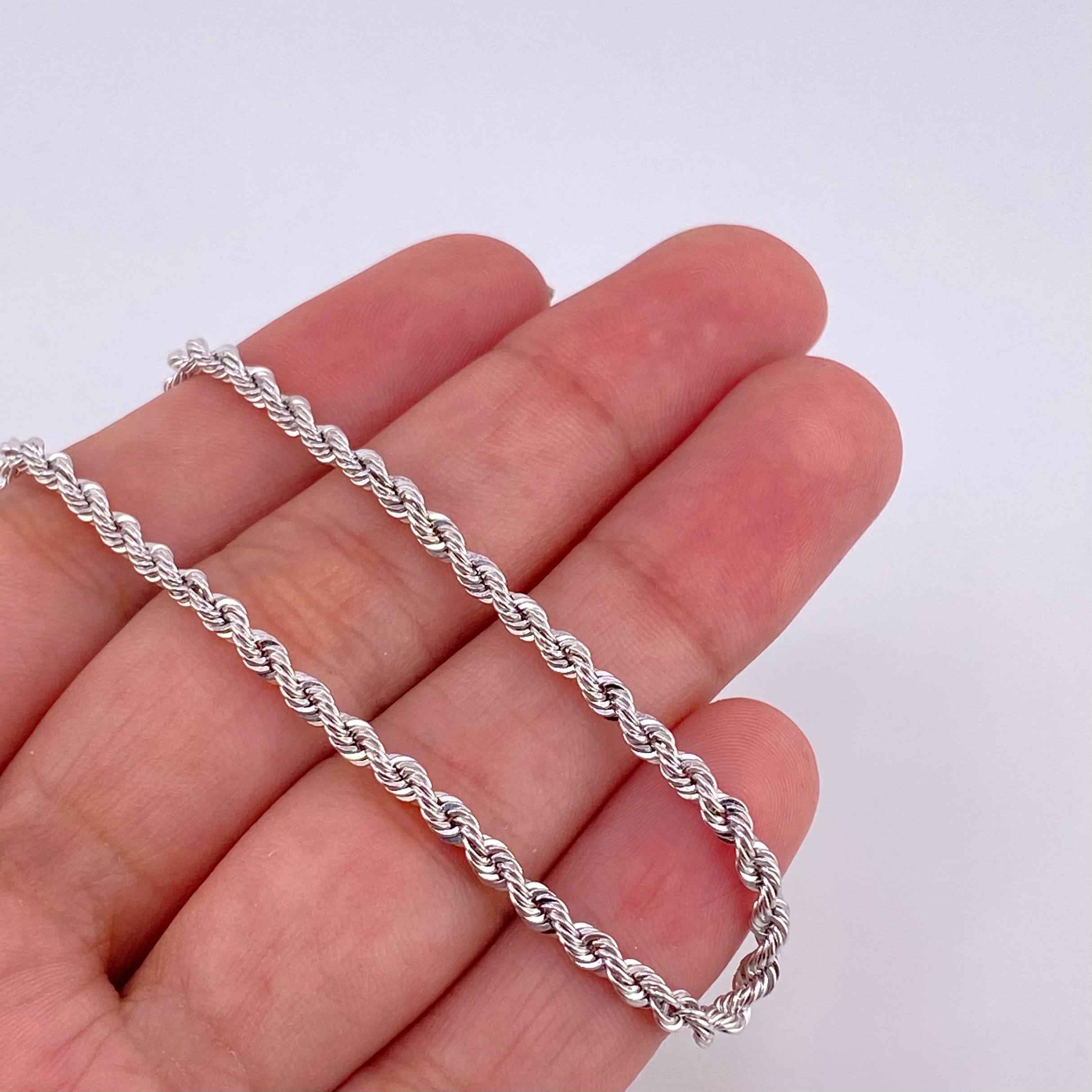 Pulso Lazo 1.85 g / 19 cm / 2.55 mm Oro Blanco 18K