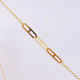 Cadena Aro Seguido Clip 3.75 g / 42.5 cm / 0.85 mm Oro Amarillo 18K