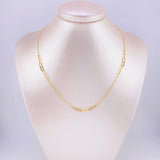 Cadena Aro Seguido Clip 3.75 g / 42.5 cm / 0.85 mm Oro Amarillo 18K