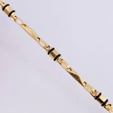 Pulso Rustico Barril Relieve 5 g / 21 cm / 3.7 mm Oro Amarillo 18K