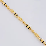 Pulso Rustico Candado Boya 4.95 g / 21 cm / 4 mm Oro Amarillo 18K