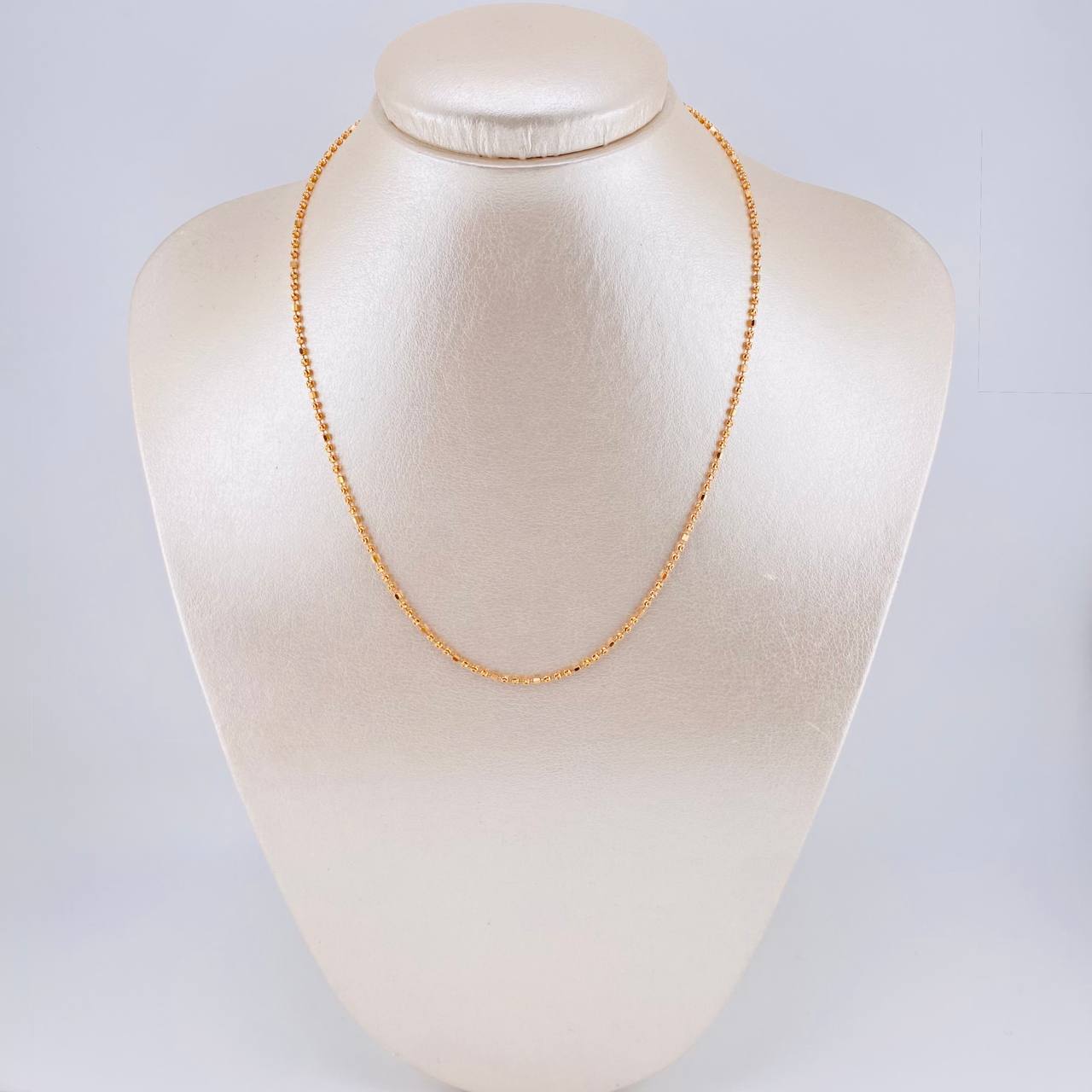 Cadena Morse 4.6 g / 40.6 cm / 1.4 mm Oro Rosa 18K