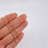 Cadena Morse 4.6 g / 40.6 cm / 1.4 mm Oro Rosa 18K
