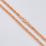 Cadena Ice 7.2 g / 40.5 cm / 2.9 mm Oro Rosa 18K