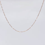 Cadena Cajón 0.9 g / 45.1 cm / 0.9 mm Oro Rosa 18K