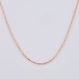 Cadena Morse 1.5 g / 45.3 cm / 0.8 mm Oro Rosa 18K