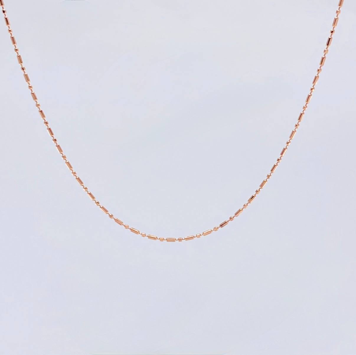 Cadena Morse 1.5 g / 45.1 cm / 0.8 mm Oro Rosa 18K