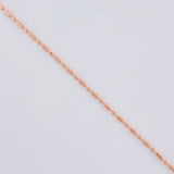 Cadena Morse 1.45 g / 45 cm / 0.8 mm Oro Rosa 18K
