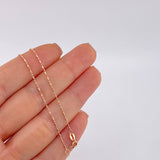 Cadena Morse 1.45 g / 45.1 cm / 0.8 mm Oro Rosa 18K