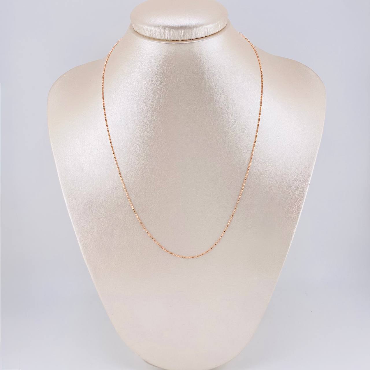 Cadena Morse 3.7 g / 40.4 cm / 1.4 mm Oro Rosa 18K