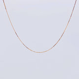 Cadena Veneciana 1.05 g / 50.3 cm / 0.8 mm Oro Rosa 18K
