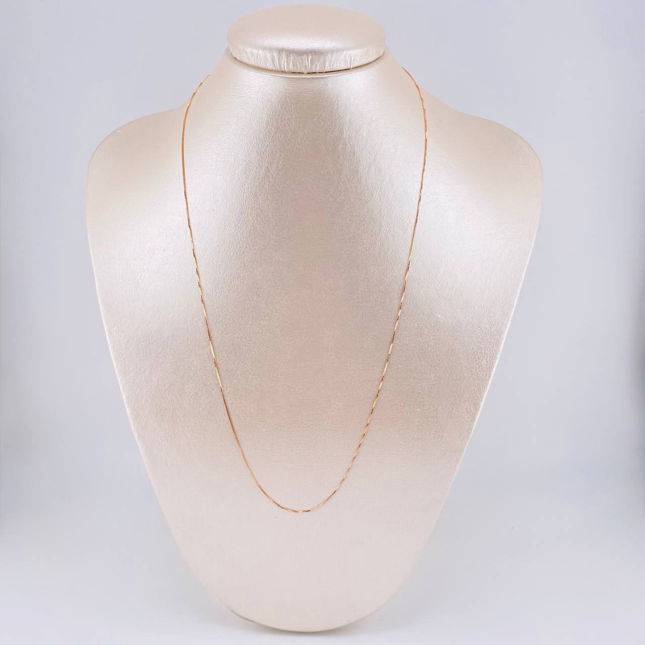 Cadena Veneciana 1.05 g / 50.3 cm / 0.8 mm Oro Rosa 18K