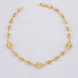 Tobillera Gc Trebol Diamantada 6 g / 22.3 cm / 4.8 mm Oro Amarillo 18K