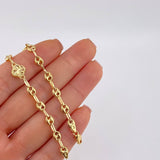 Tobillera Gc Trebol Diamantada 6.25 g / 23 cm / 4.8 mm Oro Amarillo 18K