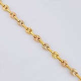 Cadena Gc Diamantada 13.4 g / 66 cm / 4.85 mm Tres Oros 18K