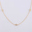 Cadena Aro Seguido Perlas 1.95 g / 45 cm / 1.35 mm Oro Amarillo 18K