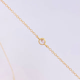 Cadena Aro Seguido Perlas 1.9 g / 45 cm / 1.35 mm Oro Amarillo 18K