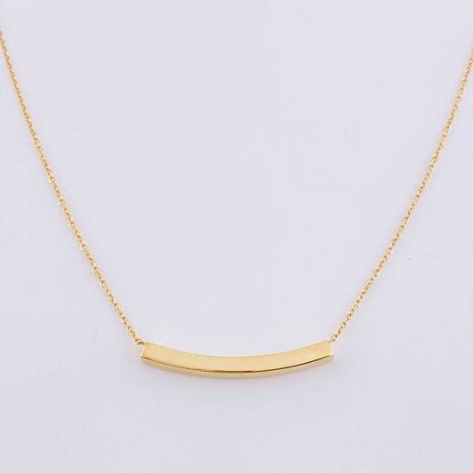 Cadena Aro Seguido Cilindro 1.7 g / 45.5 cm / 1 mm Oro Amarillo 18K