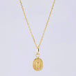 Set Cadena Aro Seguido + Dije Virgen De Guadalupe / 1 g / 45 cm Oro Amarillo 18K