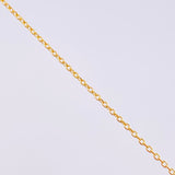 Set Cadena Aro Seguido + Dije Virgen De La Milagrosa / 1 g / 45 cm Oro Amarillo 18K