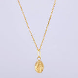 Set Cadena Aro Seguido + Dije Virgen De La Milagrosa / 1.05 g / 45 cm Oro Amarillo 18K