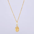 Set Cadena Aro Seguido + Dije Virgen De La Milagrosa / 1 g / 45 cm Oro Amarillo 18K