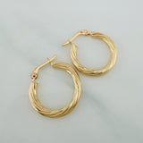 Candongas Mary 1.65gr / 2.2cm / Oro Amarillo 18K &