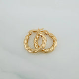 Candongas Mary 1.15gr / 1.6cm / Oro Amarillo 18K &