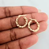 Candongas Mary 1.15gr / 1.6cm / Oro Amarillo 18K &