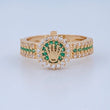 Anillo Corona Rx 3.5gr / T6 1/2 / Oro Amarillo 18K $