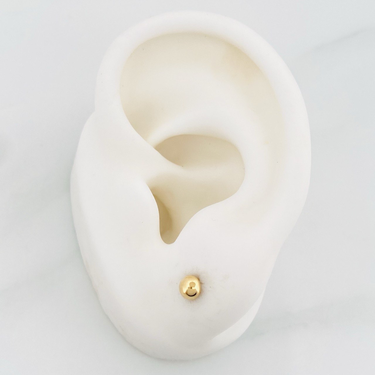 Topos Media Bola 0.65 g / 4 mm Oro Amarillo 18K