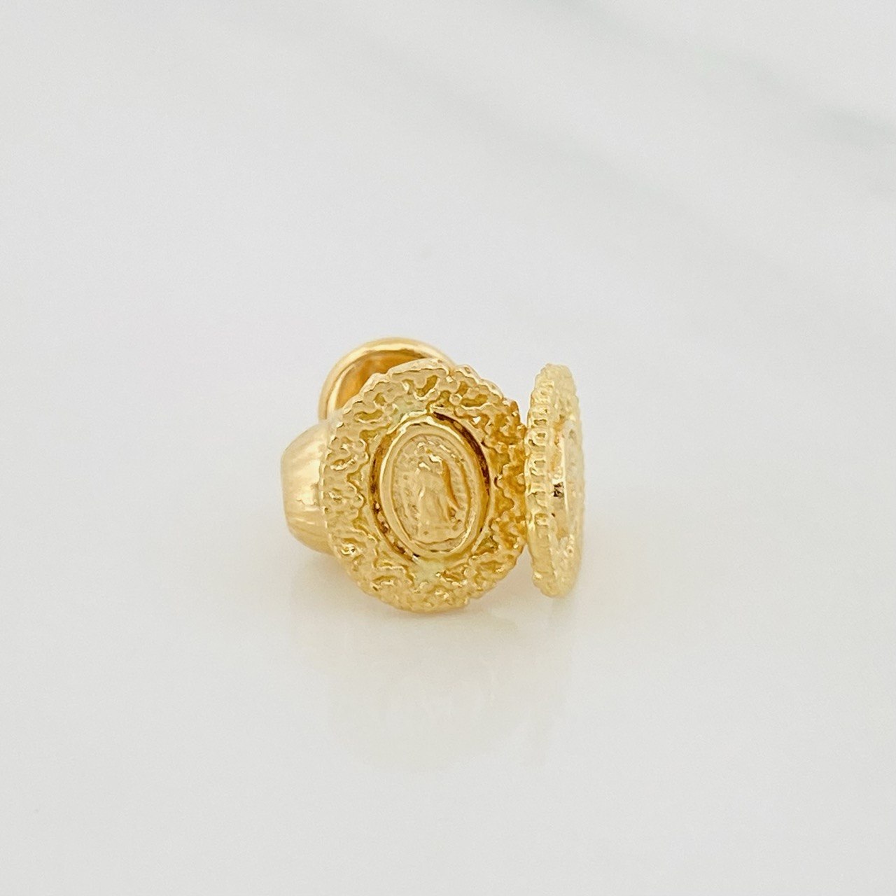 Topos Virgen Guadalupe 1.25 g / 7.4 mm Oro Amarillo 18K