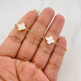 Pulso Aro Seguido Trebol 3.65 g / 19 cm / 1.3 mm Oro Amarillo 18K