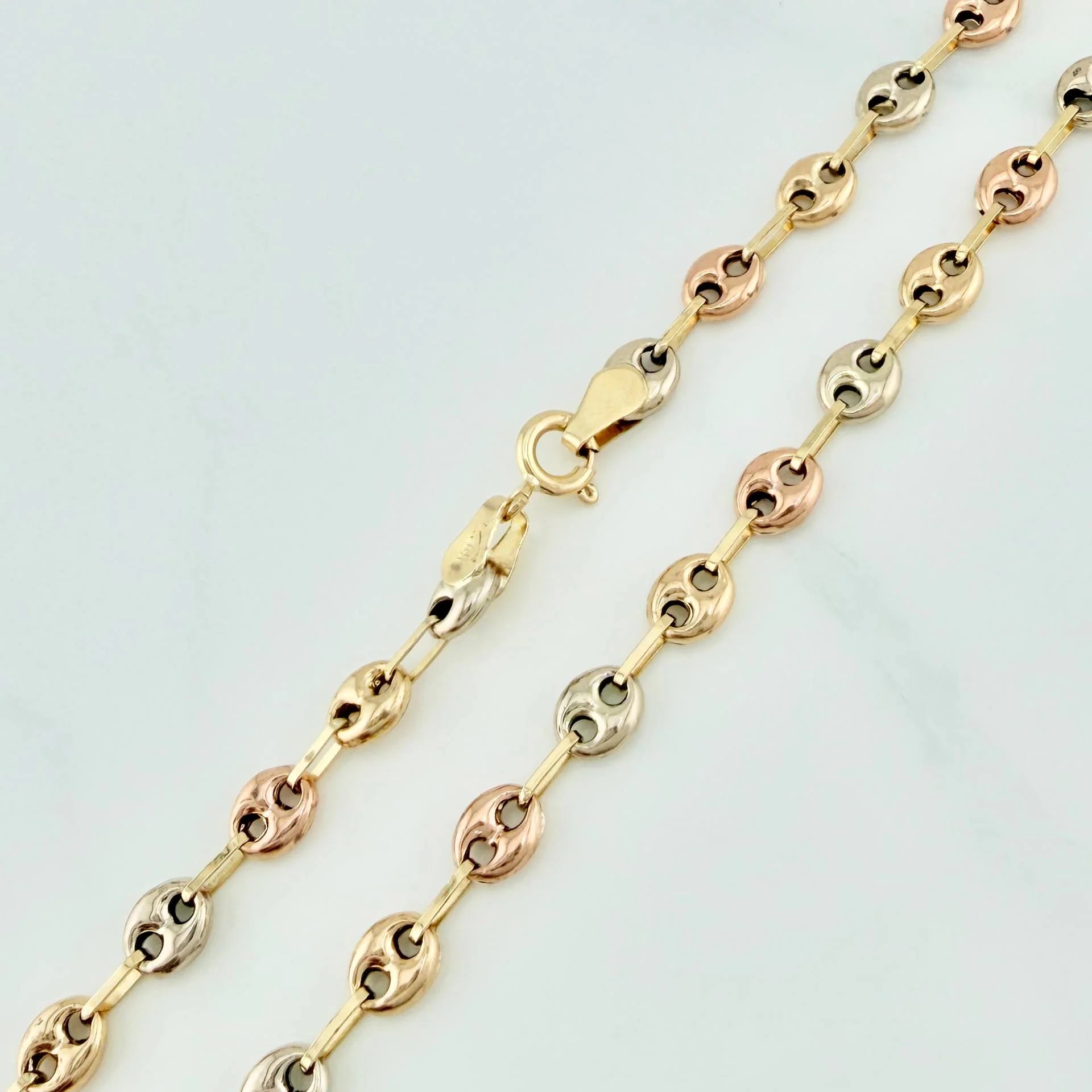 Cadena Gc 7.35 g / 51 cm / 4.7 mm Tres Oros 18K