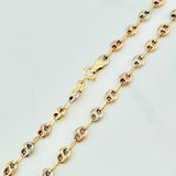 Cadena Gc 7.9 g / 61 cm / 4 mm Tres Oros 18K