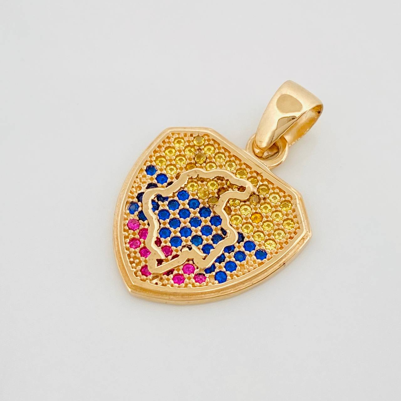 Dije Mapa Colombia 2.75g / 2.5cm Oro Amarillo 18K