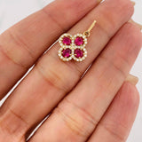 Dije Trebol 1.7 g / 2.5 cm Oro Amarillo 18K