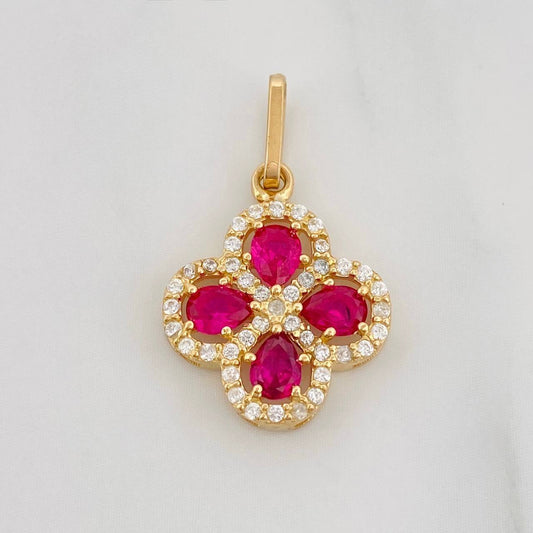 Dije Trebol 1.7 g / 2.5 cm Oro Amarillo 18K